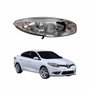 Farol Renault Fluence 2010 Até 2018 Máscara Cromada Sem Projetor Lado Direito Passageiro