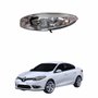 Farol Renault Fluence 2010 Até 2018 Mascara Cromada Sem Projetor Lado Esquerdo Motorista