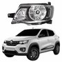Farol Renault Kwid 2017 2018 2019 2020 Borda Transparente Lado Esquerdo Motorista