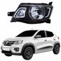 Farol Renault Kwid 2017 2018 2019 2020 Borda Preta Lado Esquerdo Motorista