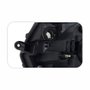 Farol Renault Logan Sandero 2015 até 2019 Máscara Negra Friso Cromado Lado Direito Passageiro
