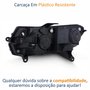 Farol Renault Logan Sandero 2015 Até 2019 Original Arteb Friso Cromado Lado Direito Passageiro
