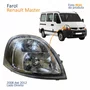 Farol Principal Renaut Master 2008 2009 2010 2011 2012 Máscara Cromada Lado Direito Passageiro