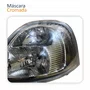 Farol Principal Renaut Master 2008 2009 2010 2011 2012 Máscara Cromada Lado Esquerdo Motorista