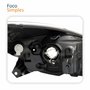 Farol Principal Renault Sandero 2008 2009 2010 2011 Máscara Negra Lado Esquerdo Motorista