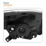 Farol Principal Renault Sandero 2012 2013 2014 Máscara Cromada Lado Esquerdo Motorista