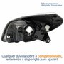 Farol Principal Renault Sandero 2008 2009 2010 2011 Máscara Negra Lado Direito Passageiro