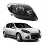 Farol Renault Sandero 2012 2013 2014 Mascara Negra Lado Direito Passageiro