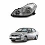 Farol Renault Symbol 2009 2010 2011 2012 2013 Mascara Cromada Lado Esquerdo Motorista