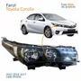 Farol Principal Toyota Corolla 2015 2016 2017 Com Led Lado Direito Passageiro