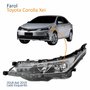 Farol Principal Toyota Corolla Xei 2018 2019 Com Led Lado Esquerdo Motorista