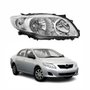 Farol Toyota Corolla 2008 2009 2010 2011 Cromado Lado Direito Passageiro