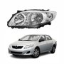 Farol Toyota Corolla 2008 2009 2010 2011 Cromado Lado Esquerdo Motorista