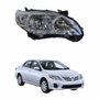 Farol Toyota Corolla 2012 2013 2014 Mascara Cromada Lado Direito Passageiro