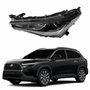 Farol Toyota Corolla Cross 2022 2023 2024 Máscara Negra Lado Esquerdo Motorista