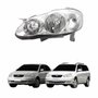 Farol Toyota Corolla Fielder 2005 2006 2007 Máscara Cromada Lado Esquerdo Motorista
