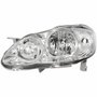 Farol Toyota Corolla Fielder 2003 Até 2008 Mascara Cromada Lado Esquerdo Motorista