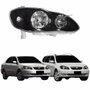 Farol Toyota Corolla Fielder 2003 Até 2008 Máscara Negra Lado Direito Passageiro