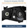 Farol Toyota Corolla Xrs 2012 Até 2014 Máscara Negra Lado Direito Passageiro