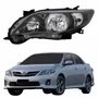 Farol Toyota Corolla Xrs 2012 Até 2014 Máscara Negra Lado Esquerdo Motorista