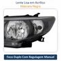 Farol Toyota Corolla Xrs 2012 Até 2014 Máscara Negra Lado Esquerdo Motorista