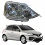 Farol Principal Toyota Etios 2012 Até 2019 Máscara Cromada Lado Direito Passageiro