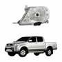 Farol Toyota Hilux Srv 2009 2010 2011 Com Pisca Cristal Lado Esquerdo Motorista