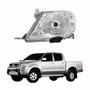 Farol Toyota Hilux Srv 2009 2010 2011 Com Pisca Cristal Lado Esquerdo Motorista