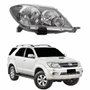 Farol Toyota Hilux Sw4 2005 2006 2007 2008 Mascara Cromada Lado Direito Passageiro