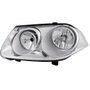 Farol Vw Bora 2007 Até 2012 Máscara Cromada Lado Esquerdo Motorista