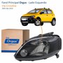 Farol Vw Crossfox 2005 Até 2010 ORGUS Máscara Negra Lado Esquerdo Motorista