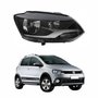 Farol Vw Crossfox 2011 Até 2014 Máscara Negra Lado Direito Passageiro