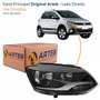 Farol Vw Crossfox 2011 Até 2014 Original Arteb Máscara Negra Lado Direito Passageiro