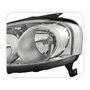 Farol Vw Fox 2008 2009 2010 Máscara Cromada Lado Esquerdo Motorista
