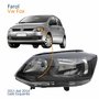 Farol Principal Vw Fox 2011 2012 2013 2014 Foco Simples Lado Esquerdo Motorista