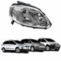Farol Vw Fox 2003 Até 2009 Crossfox 2005 Até 2010 Spacefox 2005 Até 2009 Foco Simples Mascara Cromada Lado Direito Passageiro