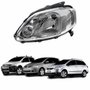 Farol Vw Fox 2003 Até 2009 Crossfox 2005 Até 2010 Spacefox 2005 Até 2009 Foco Simples Mascara Cromada Lado Esquerdo Motorista