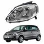 Farol Vw Fox 2003 Até 2009 Máscara Cromada Lado Esquerdo Motorista
