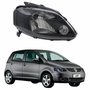 Farol Vw Fox 2003 Até 2009 Máscara Negra Lado Direito Passageiro