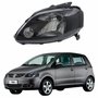 Farol Vw Fox 2003 Até 2009 ORGUS Máscara Negra Lado Esquerdo Motorista