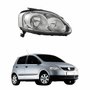 Farol Vw Fox 2008 Até 2010 Máscara Cromada Lado Direito Passageiro