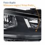 Farol Vw Fox 2015 Até 2019 Original Arteb Friso Preto Lado Direito Passageiro