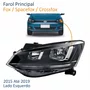 Farol Vw Fox Crossfox Spacefox 2015 Até 2019 Original Friso Preto Lado Esquerdo Motorista