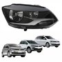 Farol Vw Fox Spacefox Crossfox 2011 Até 2014 Original Arteb Máscara Negra Lado Direito Passageiro
