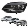 Farol Vw Fox Spacefox Crossfox 2011 Até 2014 Original Arteb Máscara Negra Lado Esquerdo Motorista
