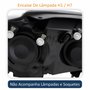 Farol Vw Fox Spacefox Crossfox 2011 Até 2014 Original Arteb Máscara Negra Lado Esquerdo Motorista