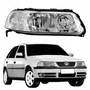 Farol VW Gol G3 1999 Até 2005 Foco Duplo Máscara Cromada ARTEB Lado Direito Passageiro