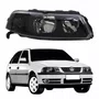 Farol Vw Gol G3 1999 Até 2005 Foco Duplo Máscara Negra Lado Direito Passageiro