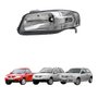 Farol Vw Gol G4 2005 Até 2008 Parati G4 2005 Até 2012 Saveiro G4 2005 Até 2009 Mascara Cromada Lado Esquerdo Motorista