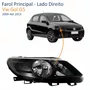 Farol Vw Gol G5 2009 Até 2013 Máscara Negra Lado Direito Passageiro